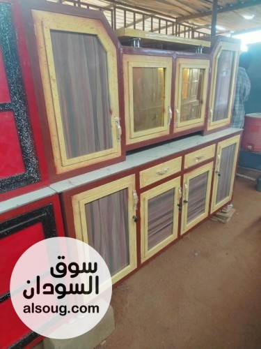 دولاب مطبخ جديد مترين ونص سيراميك - صورة رقم 3