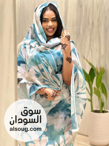 فرد كتان ربط عريض جميله - صورة رقم 3