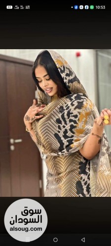 فرد كتان ربط عريض جميله - صورة رقم 4