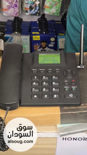 لمحلات والمكاتب تلفون ثابت F316شرحتين 4G - صورة رقم 3