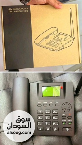 لمحلات والمكاتب تلفون ثابت F316شرحتين 4G - صورة رقم 1