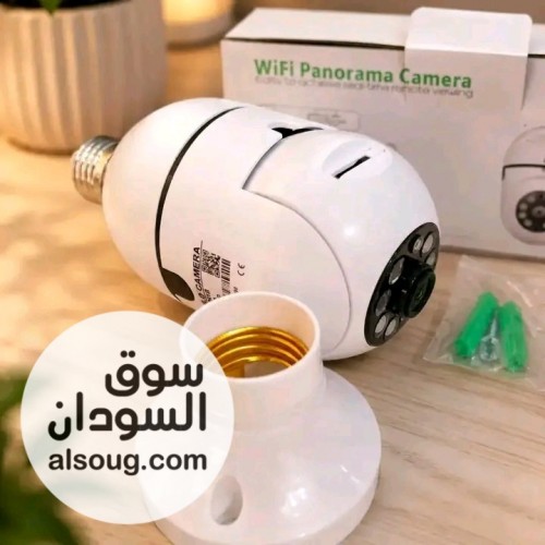 كاميرا شكل لمبة 360 درجة رؤية ليلية واي فاي
