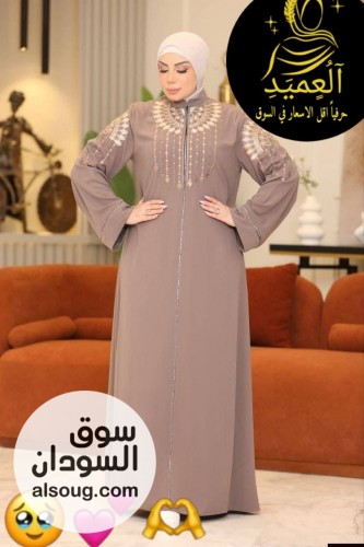 جديد من براند *العميدفاشون* --موديل *حور*-- عبايه بديزاين رقيق، تطر - Image # 5