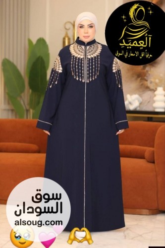 جديد من براند *العميدفاشون* --موديل *حور*-- عبايه بديزاين رقيق، تطر - Image # 6