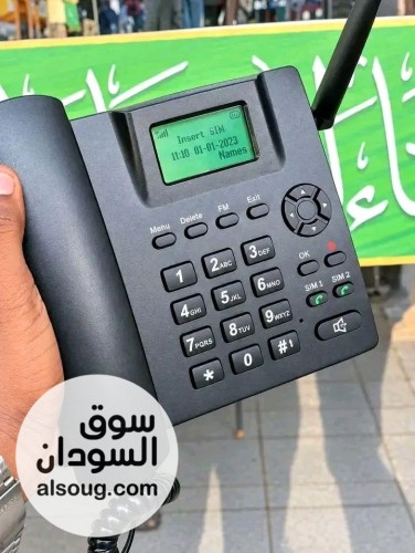 للمكاتب والمحلات تلفون ثابت F316شرحتين 4G - صورة رقم 3