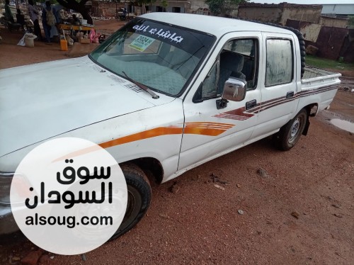 بوكس تايوتا موديل 96 قير عادي دبل كاب الوقود جاز ترخيص الخرطوم. - Image # 7