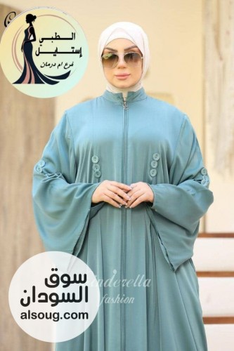 الجديد شديد --عبايه كريب--الخامه كريب تركي--المقاس فري سايز-من وزن 6 - صورة رقم 3