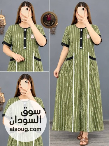 جلبابات فنايلية بألوان مختلفة
