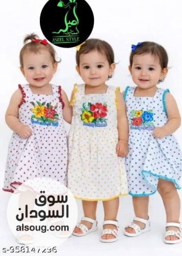 فساتين اطفالية اعمار مواليد - صورة رقم 2