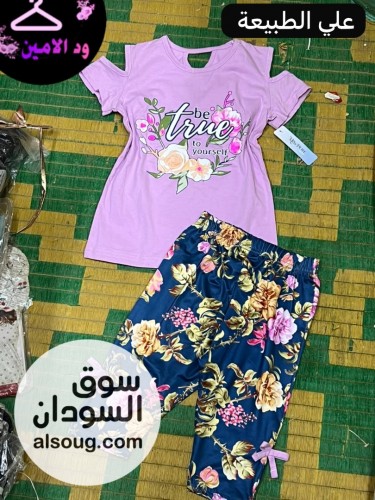 بيجامات بناتية بألوان مختلفة وراقية