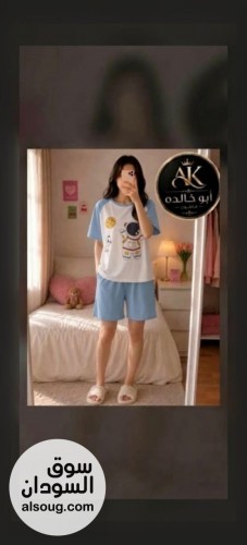 بيجامات بناتية من اعمار ١٢ وعشرينيات بألوان مختلفة