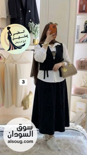 لبسه ٣ قطع--جكت اسكيرت تشيرت--خامه كتان--بتلبس من وزن ٦٠ل٩٥--توصيل داخ - صورة رقم 5