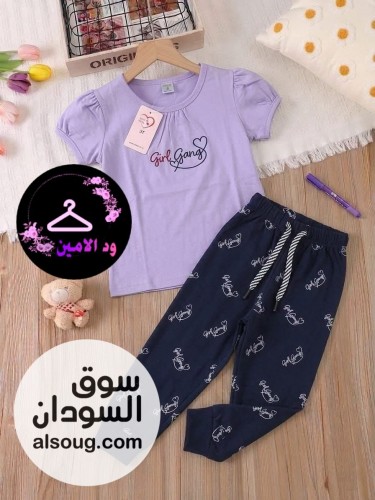بيجامات بناتية خامة بنغلاديش بألوان مختلفة - Image # 8